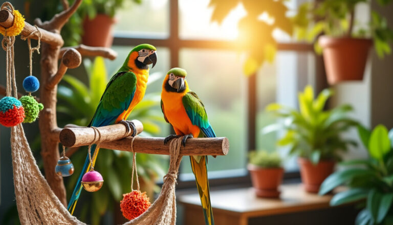 découvrez nos conseils pratiques pour aménager un perchoir idéal adapté aux besoins de votre perroquet. apprenez à choisir les bons matériaux et à créer un espace stimulant et sécurisé pour le bien-être de votre oiseau.