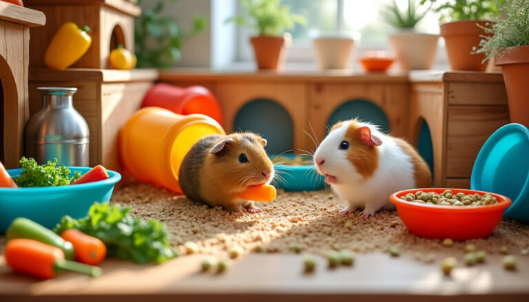 découvrez des astuces pratiques pour optimiser l’espace intérieur dédié à deux cochons d’inde, leur offrir confort, sécurité et bien-être dans un environnement adapté à leurs besoins.