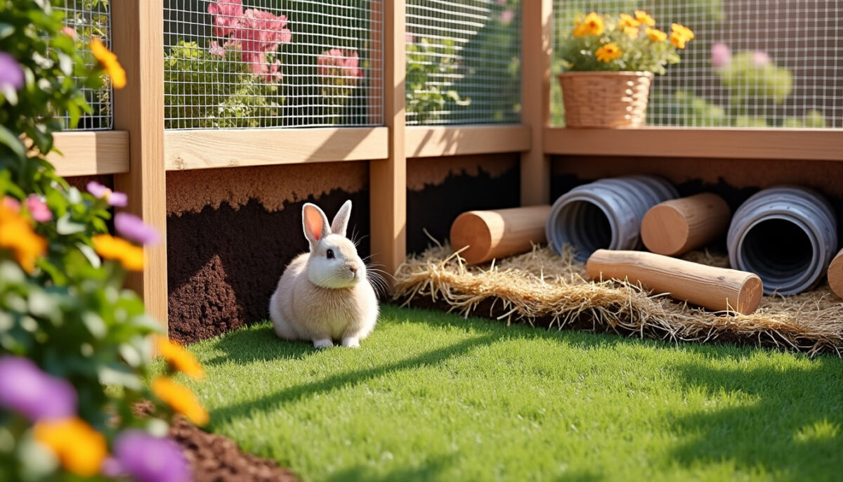 apprenez comment sécuriser efficacement un enclos pour empêcher la fuite de votre lapin grâce à des astuces simples et des conseils pratiques adaptés à tous les types d’aménagements.